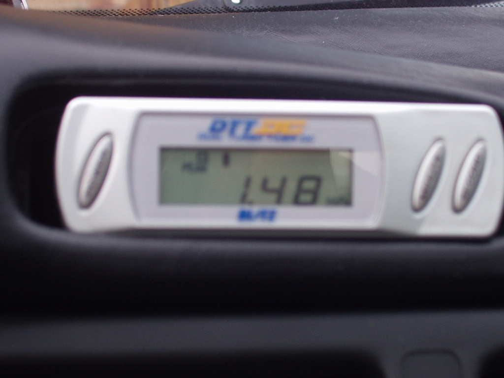 Boost peak, må ha vært rett før knock sensoren skar seg det der for det var jo satt til 1,25.