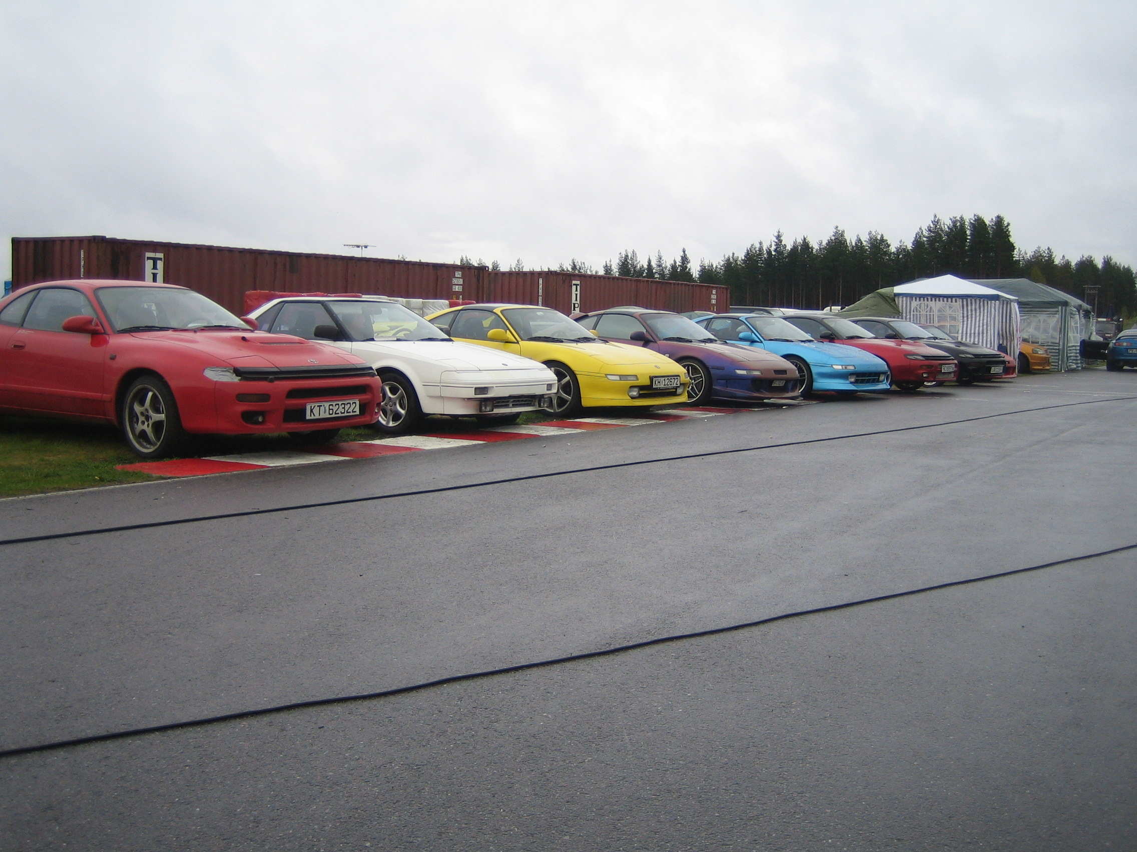 En del av helgens deltakere