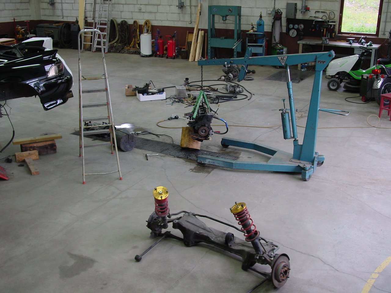 Og pappa vrir seg i smerte.