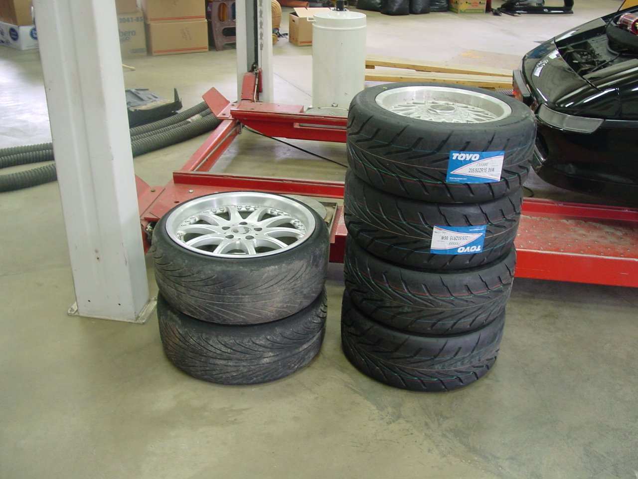 De nye dekka, håper det funker greit.