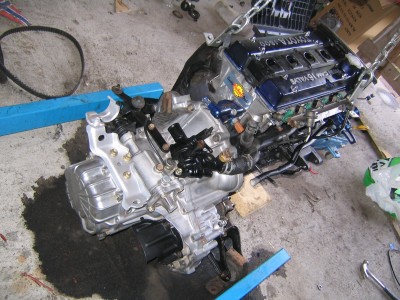 motor og girkasse