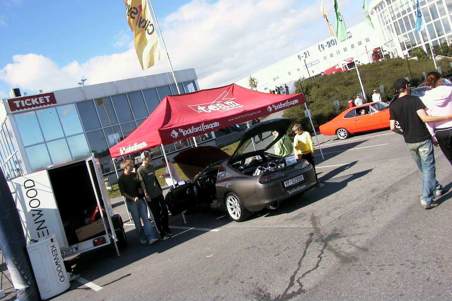 Under opprigginga..FØR jeg begynte å spille høyt :D