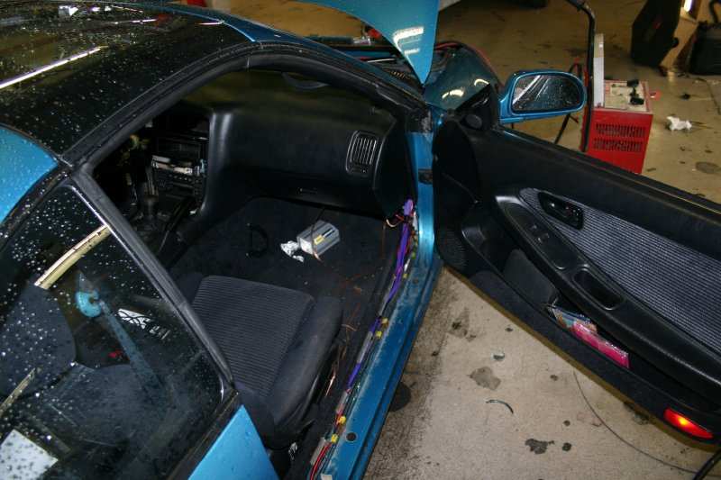 LITT kabelstrekking langs dørsiden