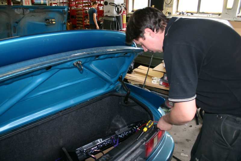 Arild, montør i monteringshallen vår