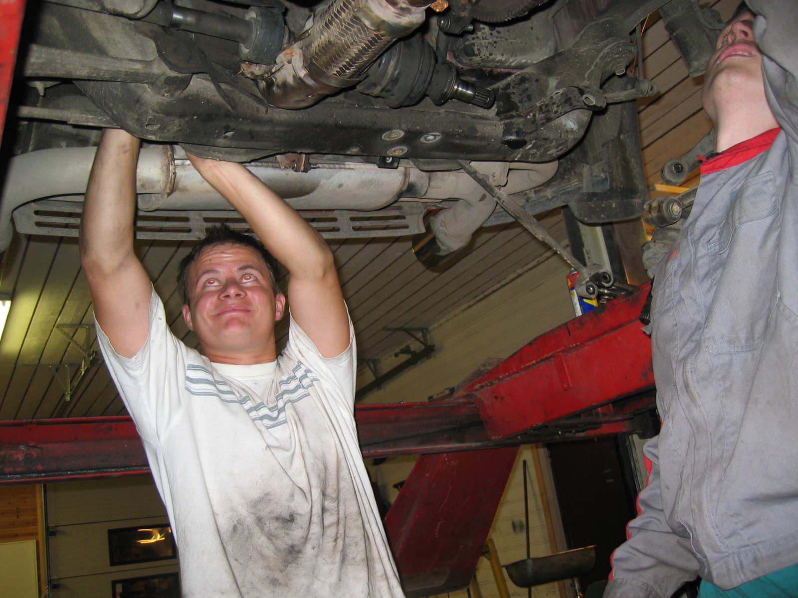 Meg til venstre og Ronny til høyre.