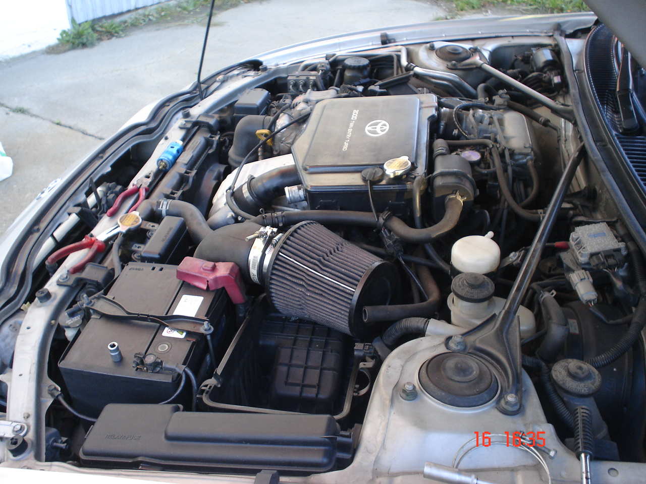 Prøvemontering av åpent luftfilter