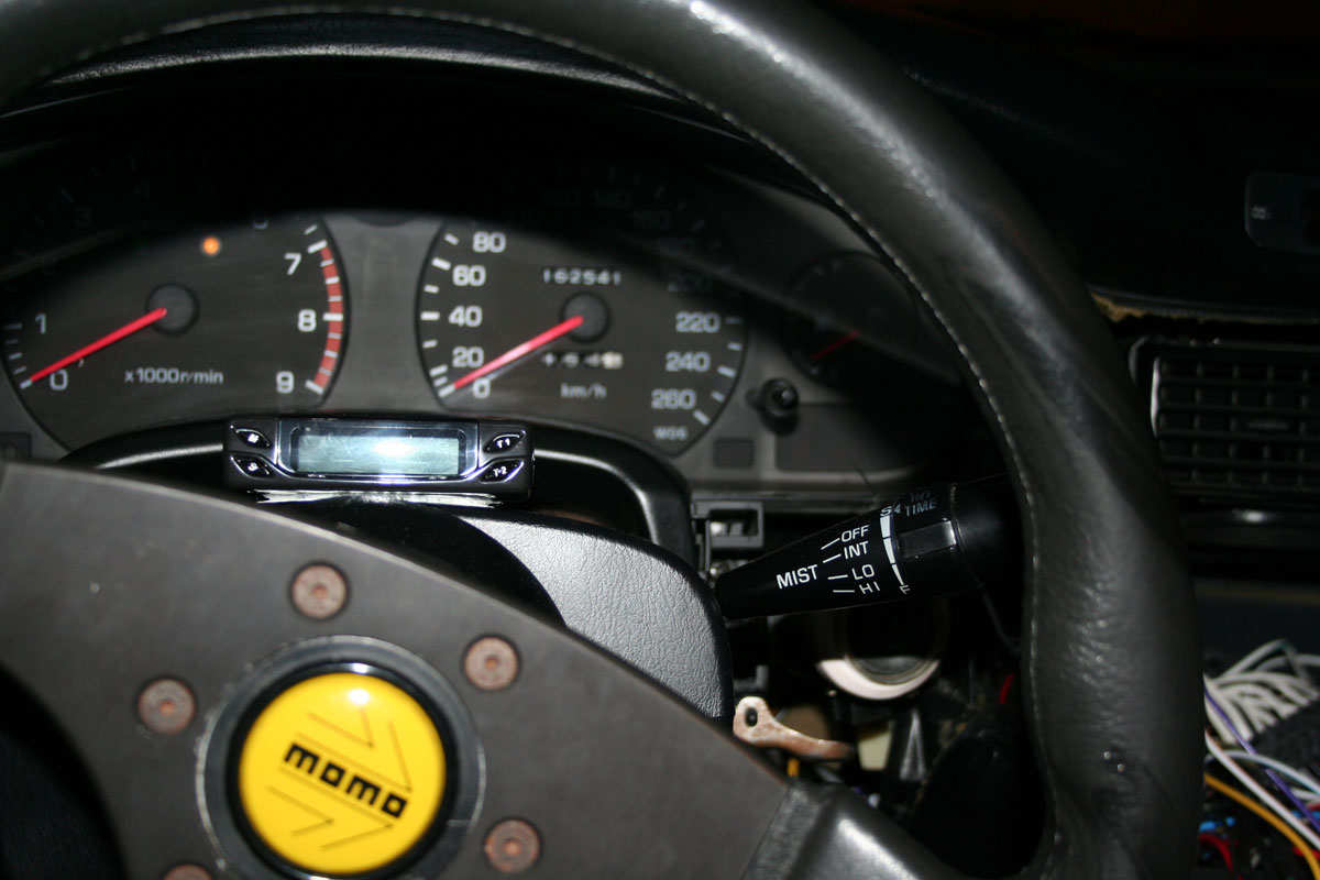 Her er turbo timeren på plass, gjenstår bare å koble...