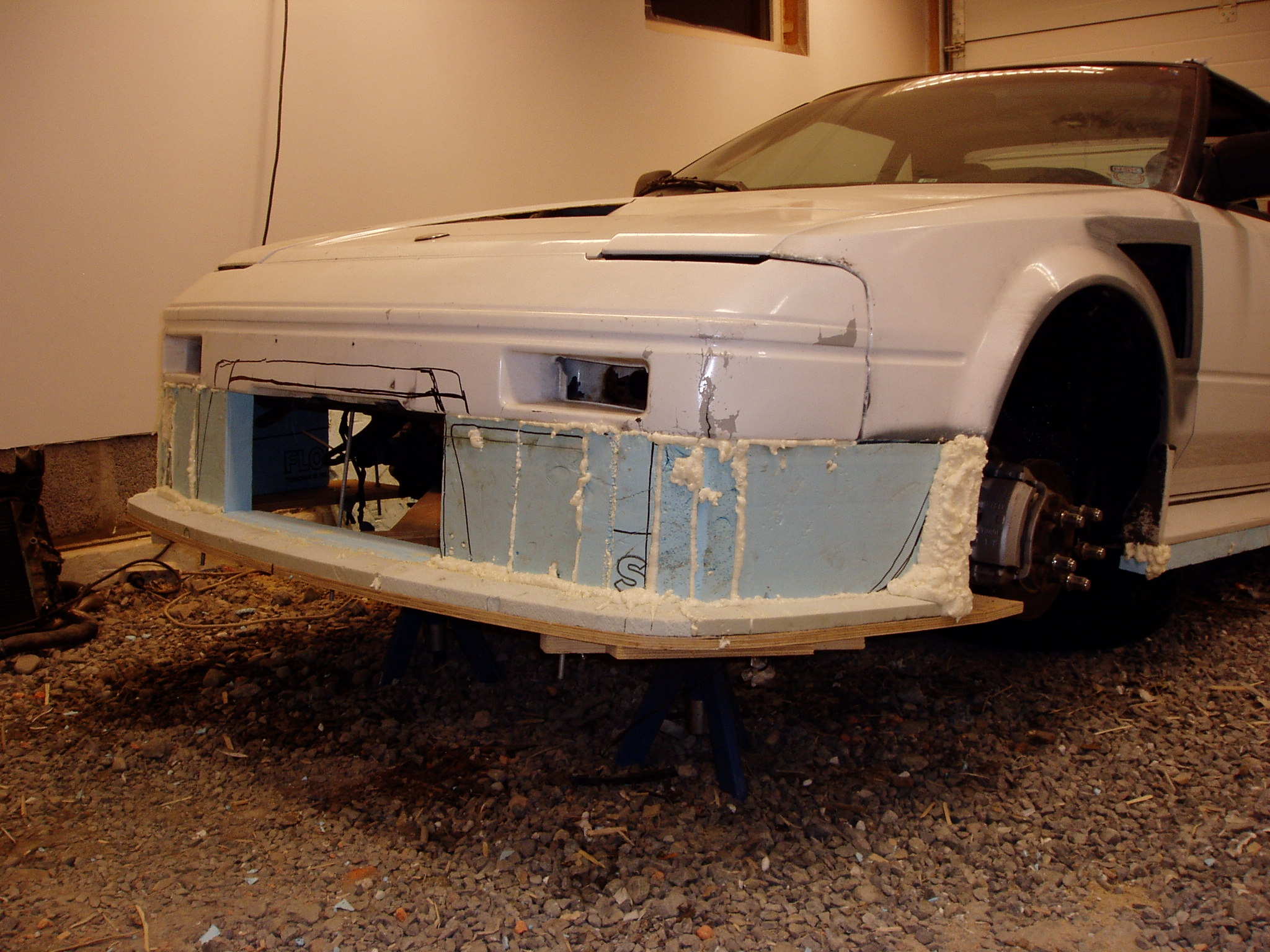 Skjøte på sideskjørtet i nedkant?