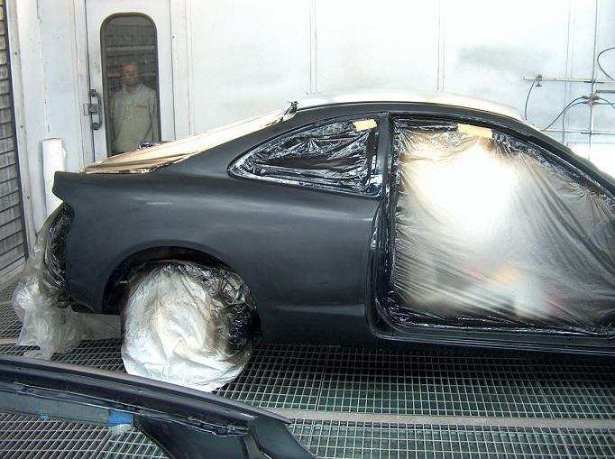 Ferdig matta ned for nytt klarlakk strøk....