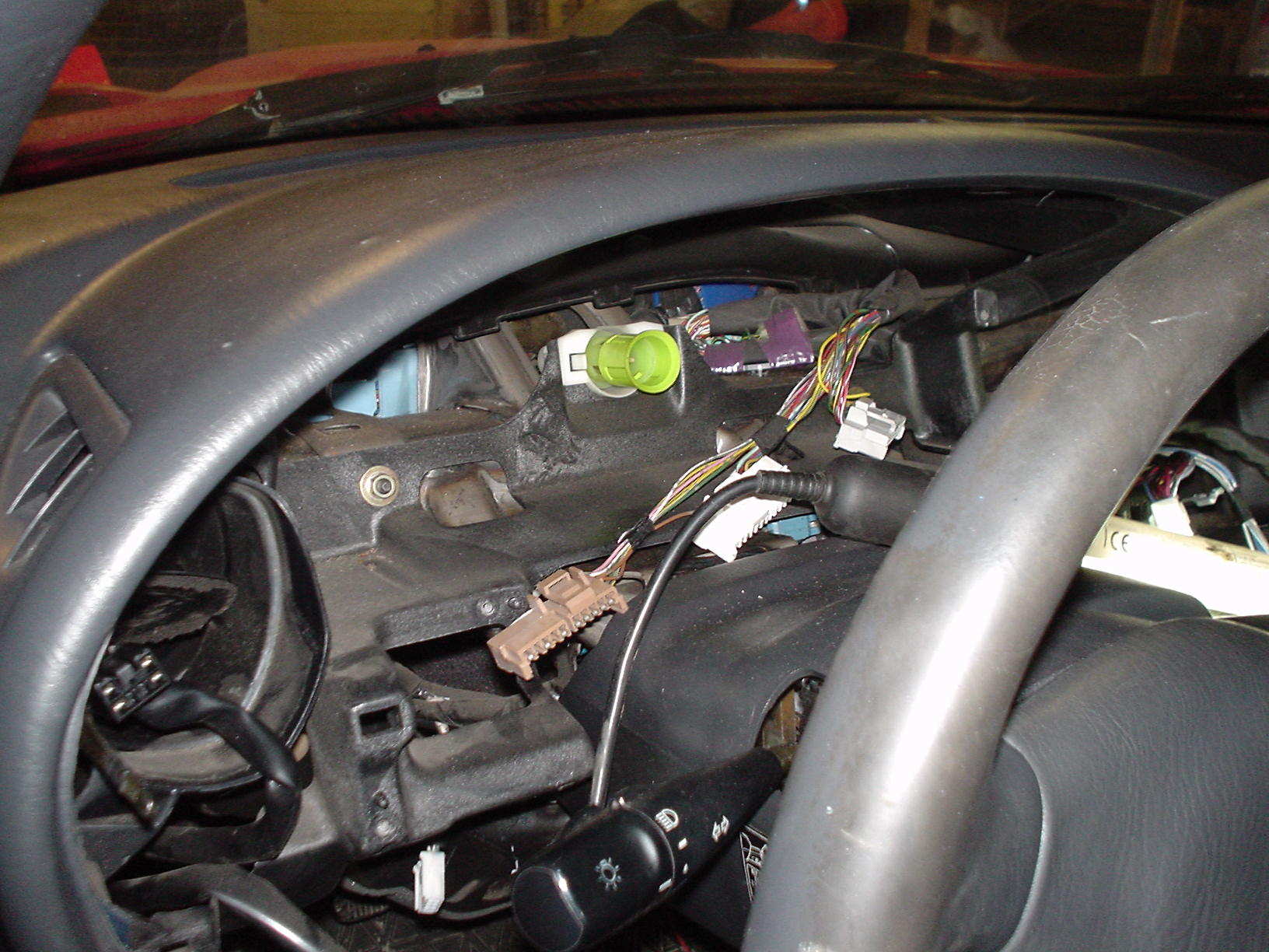 Endelig fikk jeg løs wirene til varme reguleringa, slik at jeg fikk ut resten