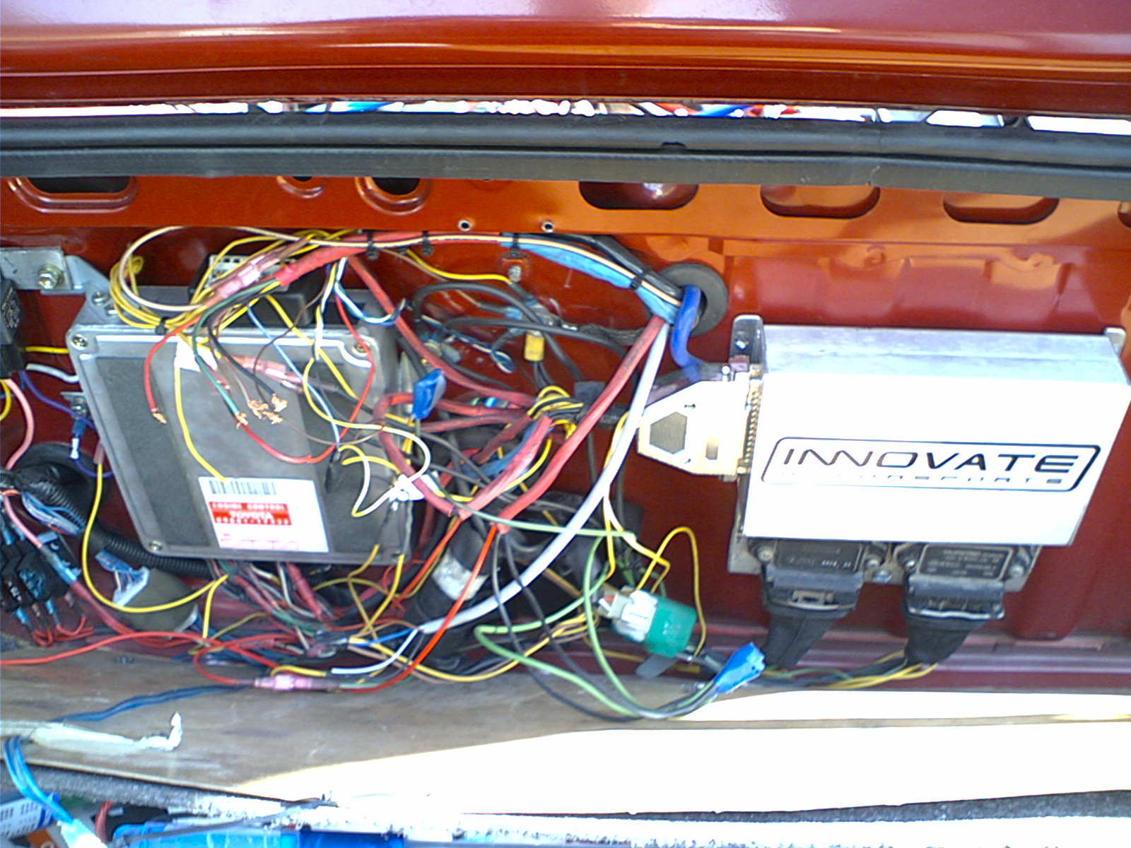 MS datasprut, Bankesensor modul og to tenningsmoduler.