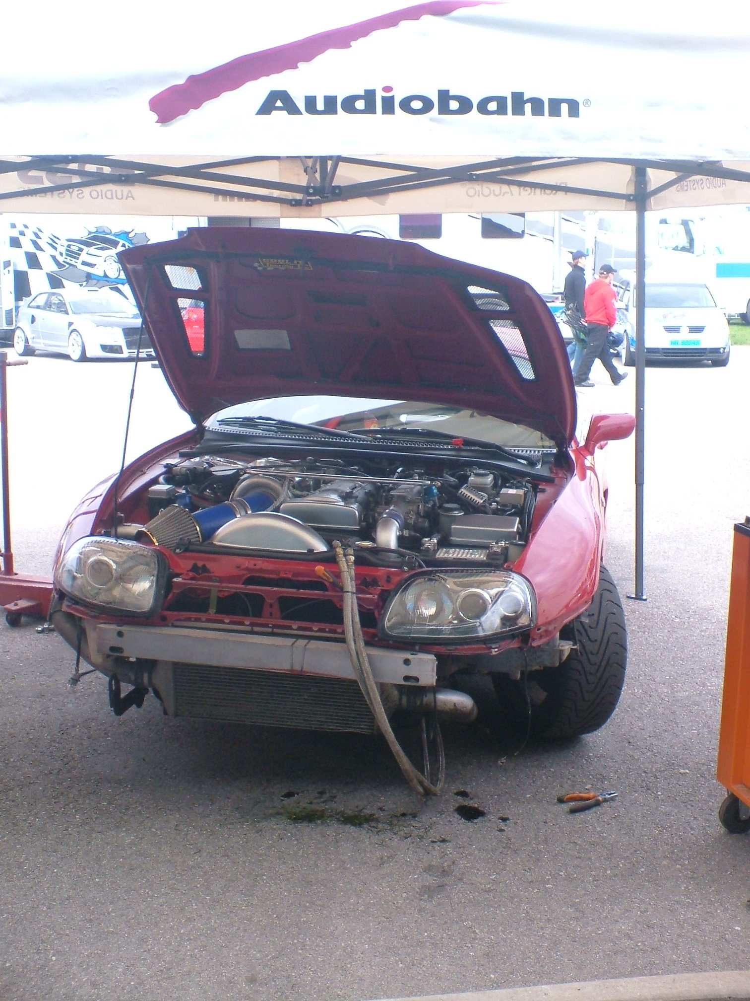 Oljekjøler avmontert...