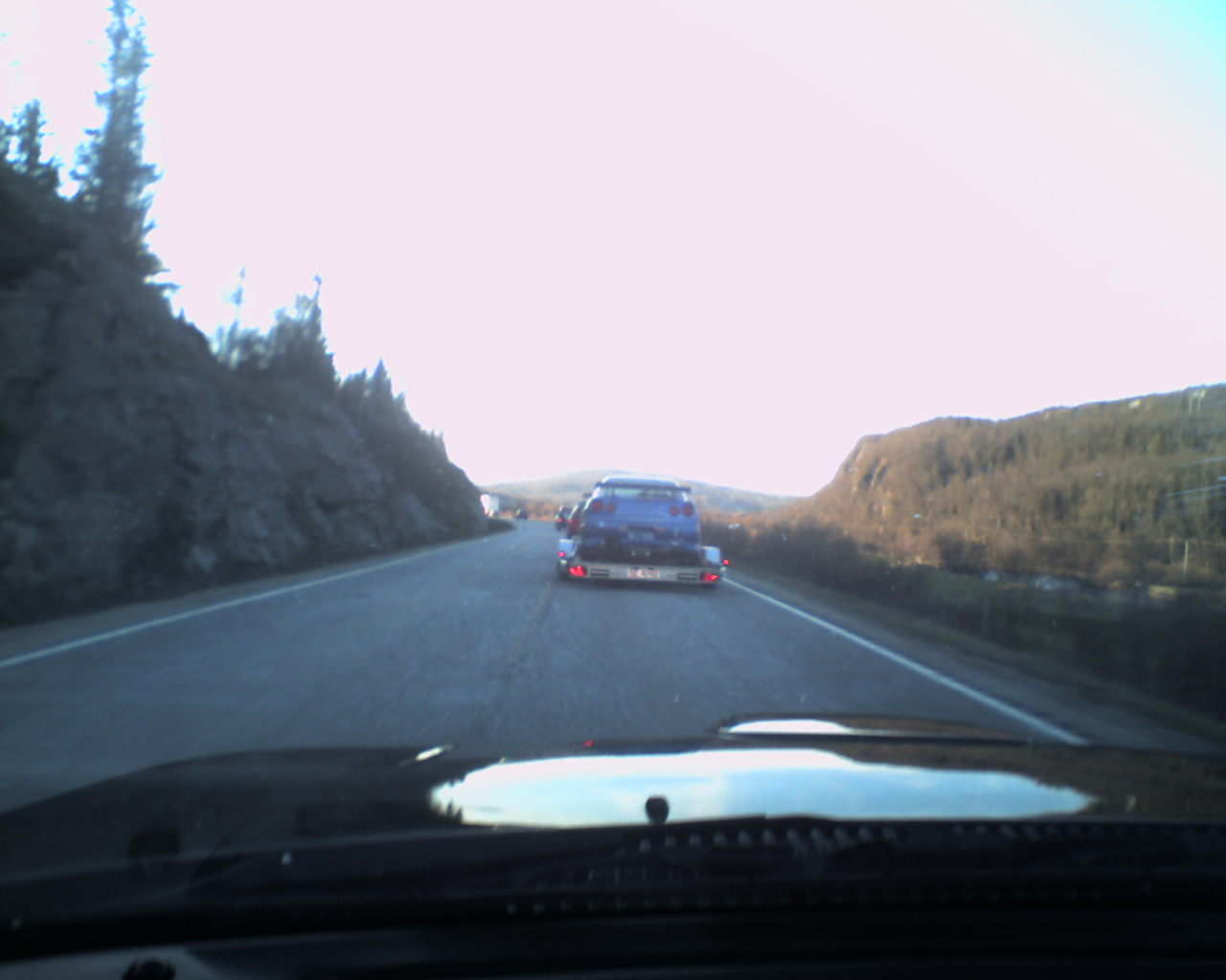 Merkelige greier...Supra's kjøres hjem...mens Skylines må taues? :D