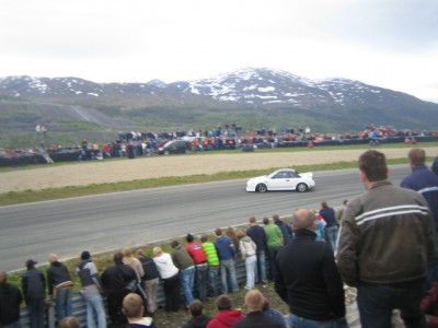 Arne i god drift å vei ut av banen ;)