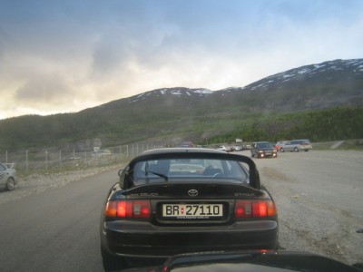 På vei inn på fredag
