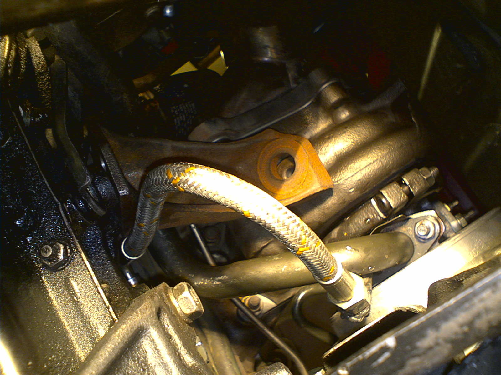 Slik ble det ferdig montert. Mye enklere å  komme til for å montere.