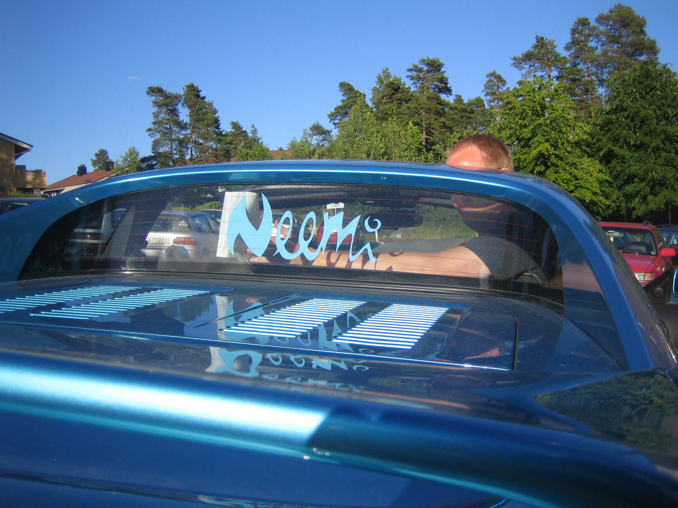 Først den blå delen