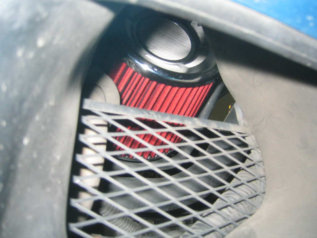 Sett utenifra luftinntaket