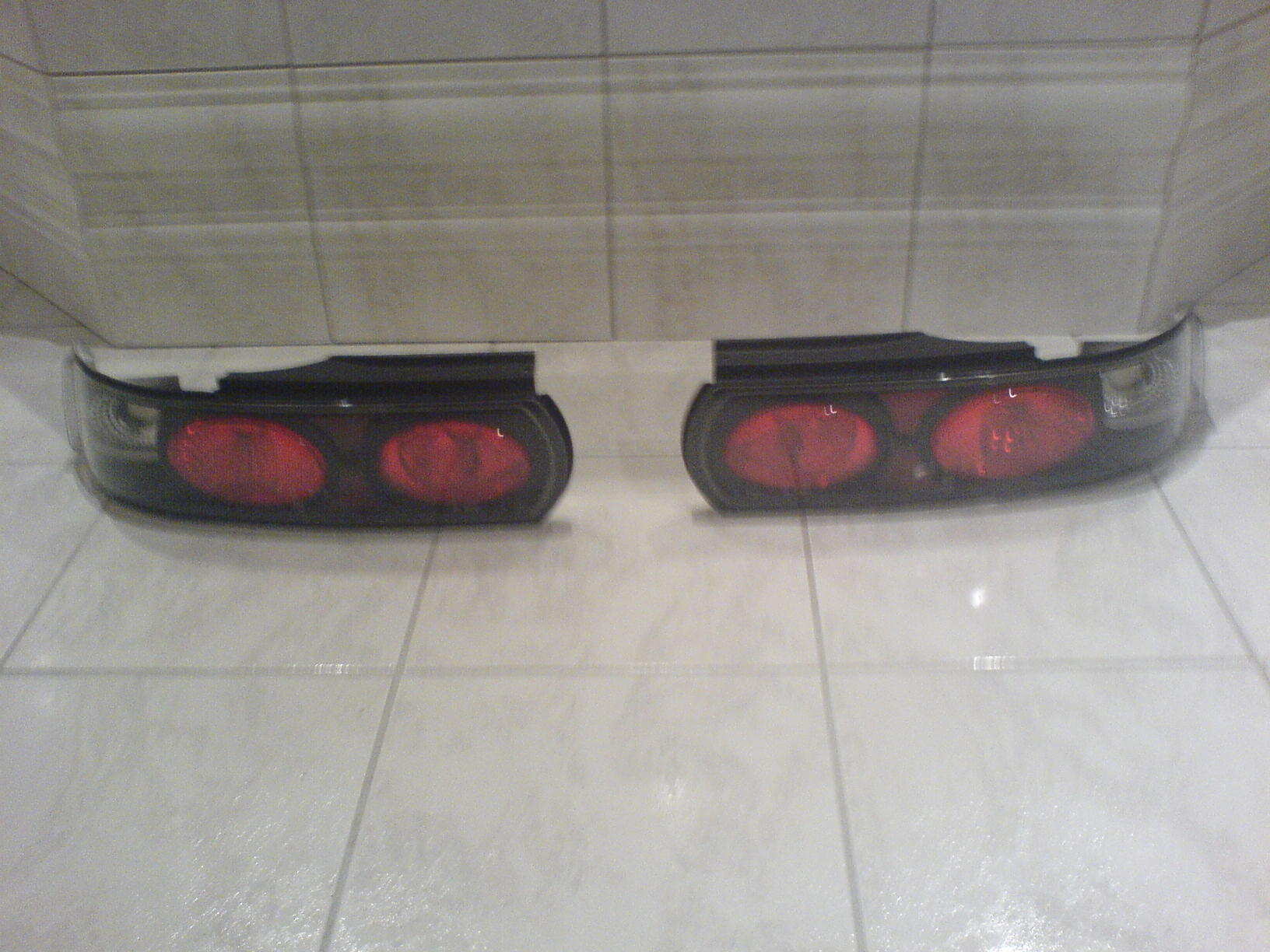 Lexus black crome lykter