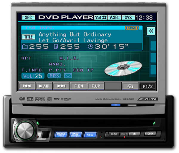 Alpine’s IVA-D300 DVD Mobile Multimedia StationTM, features a revolutionary touch screen technology, making it the easiest to use human interface and the most flexible control hub for a one-unit solution.