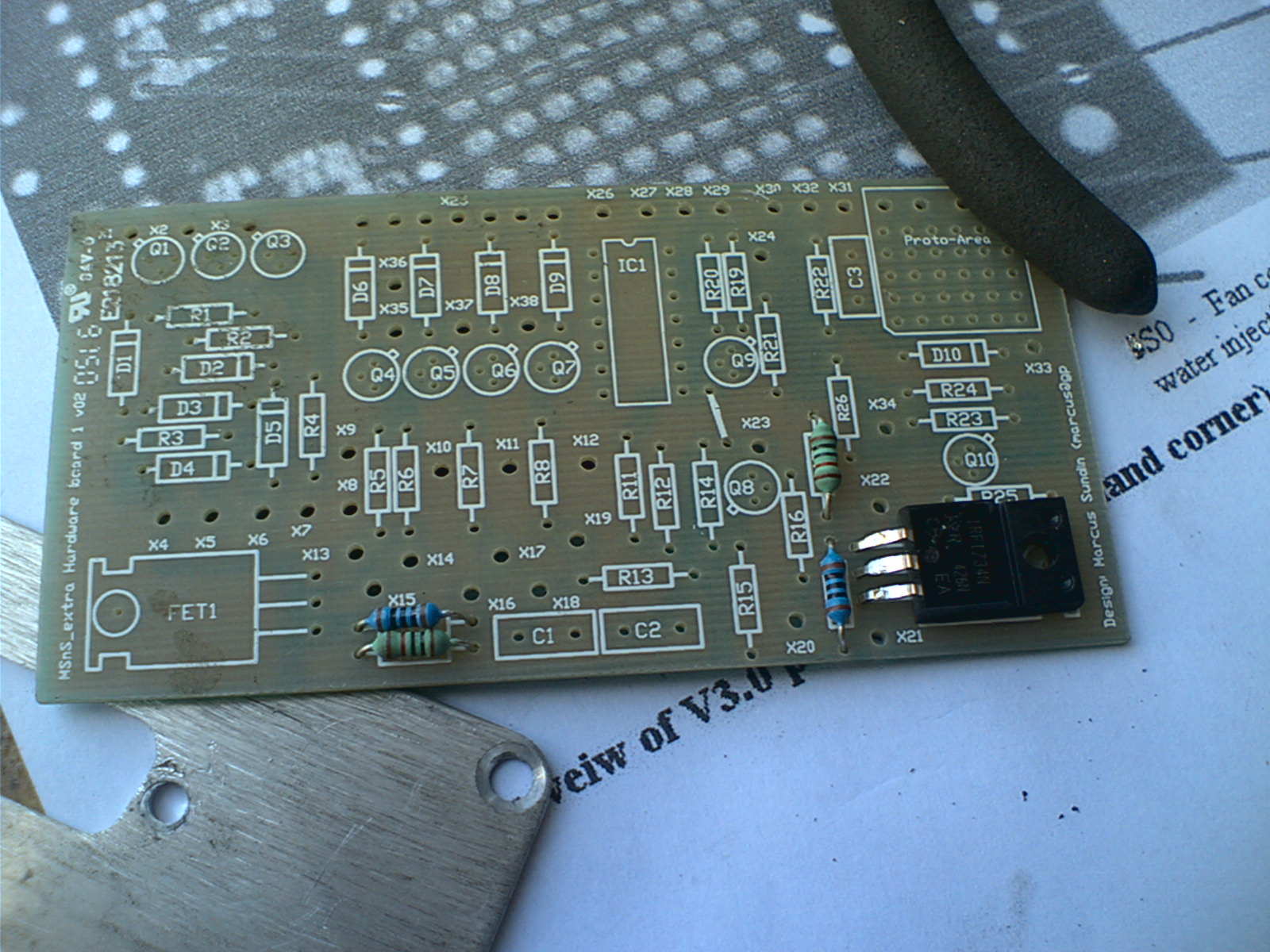 bygging av extention kort.