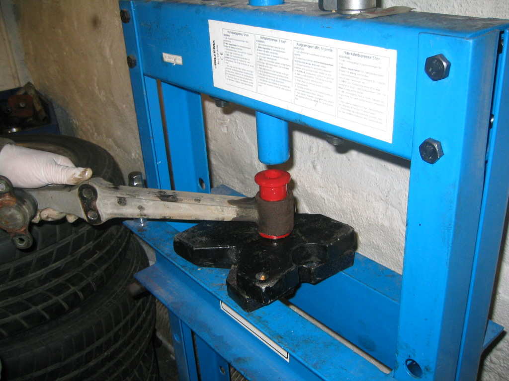 Deretter delen på toppen