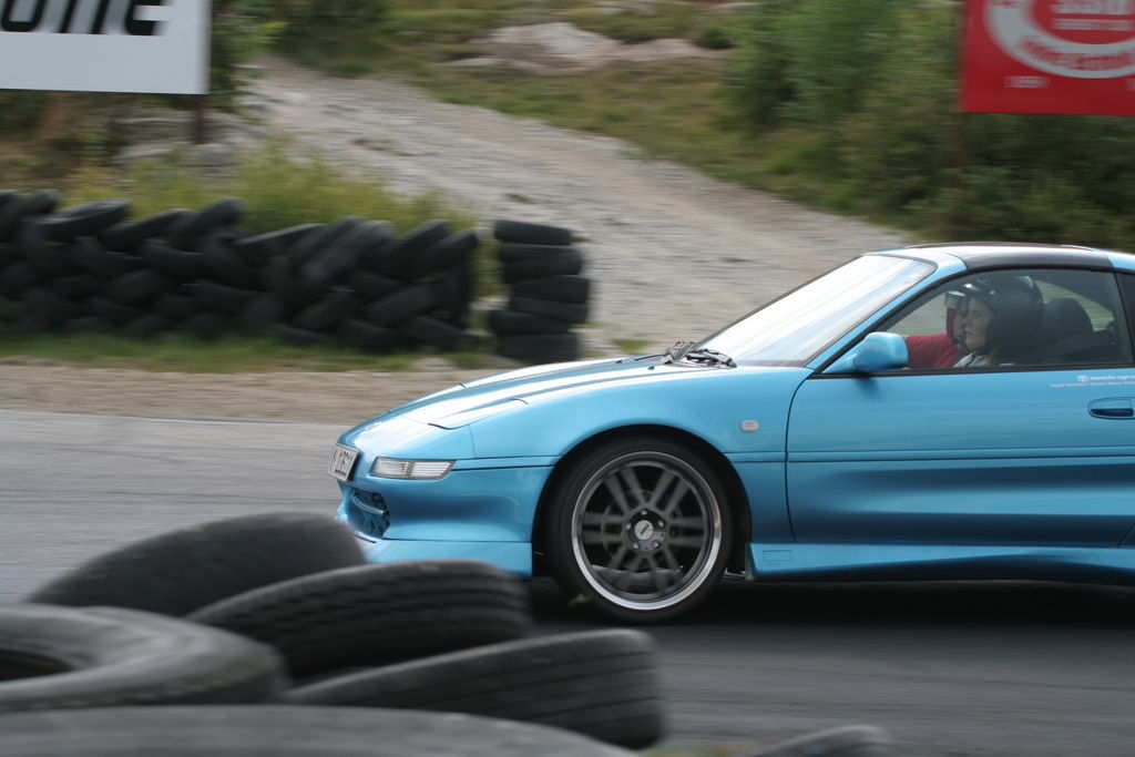 Fikk med oss instruktør også, så nå kan jeg virkelig kjøre :p