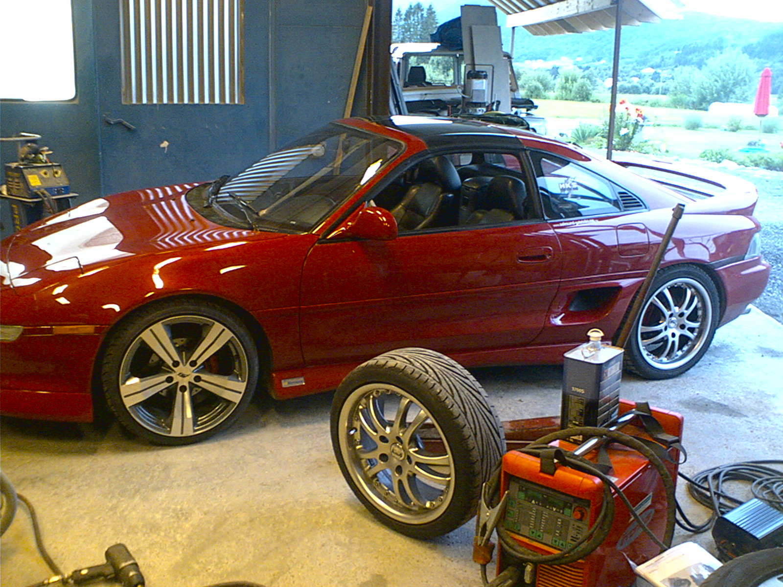 Før og etter bilde i ett og samme bilde... :)