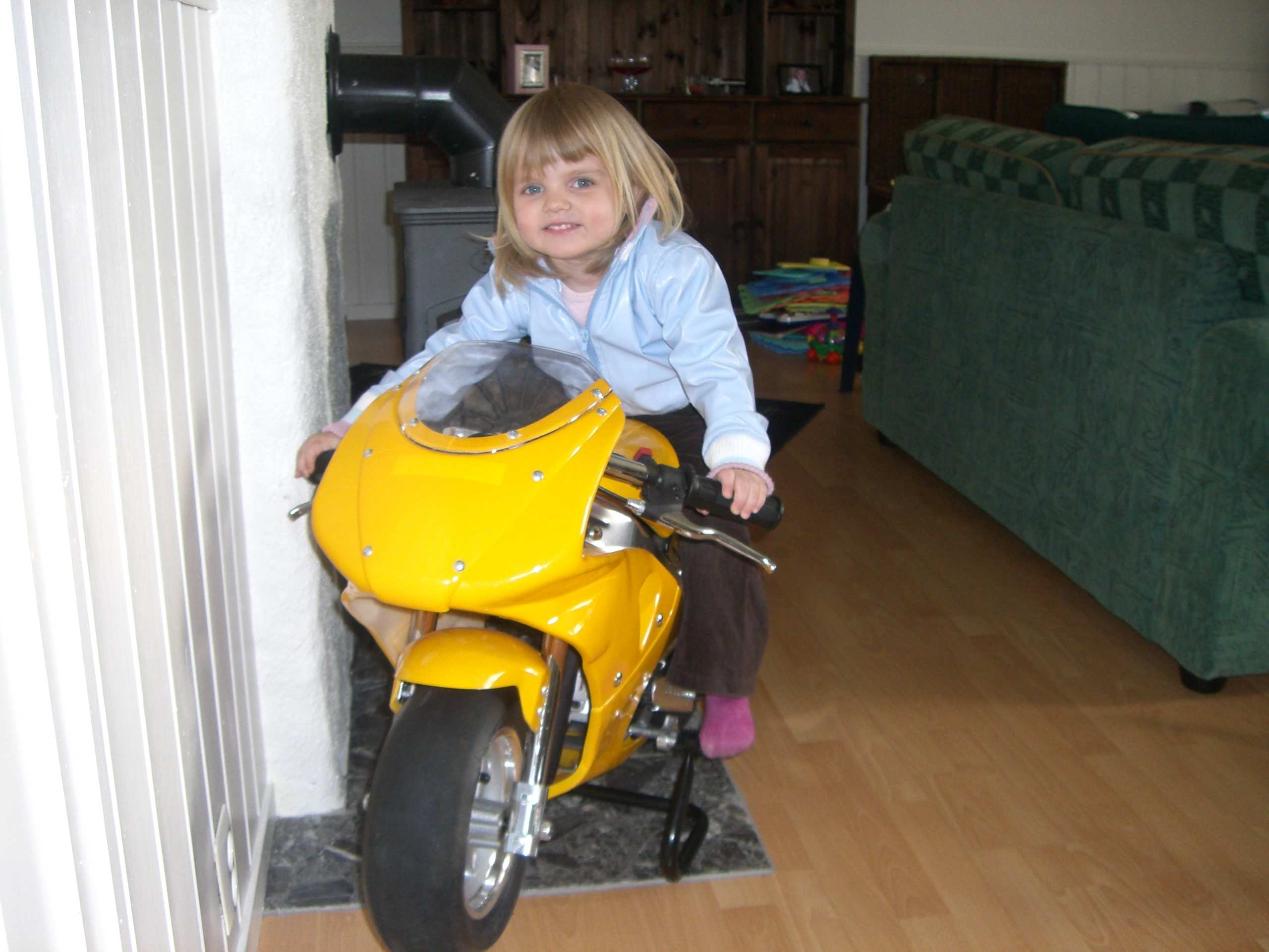 Måtte jo ha med lillepia mi på 3 år som æ har på delt omsorg før