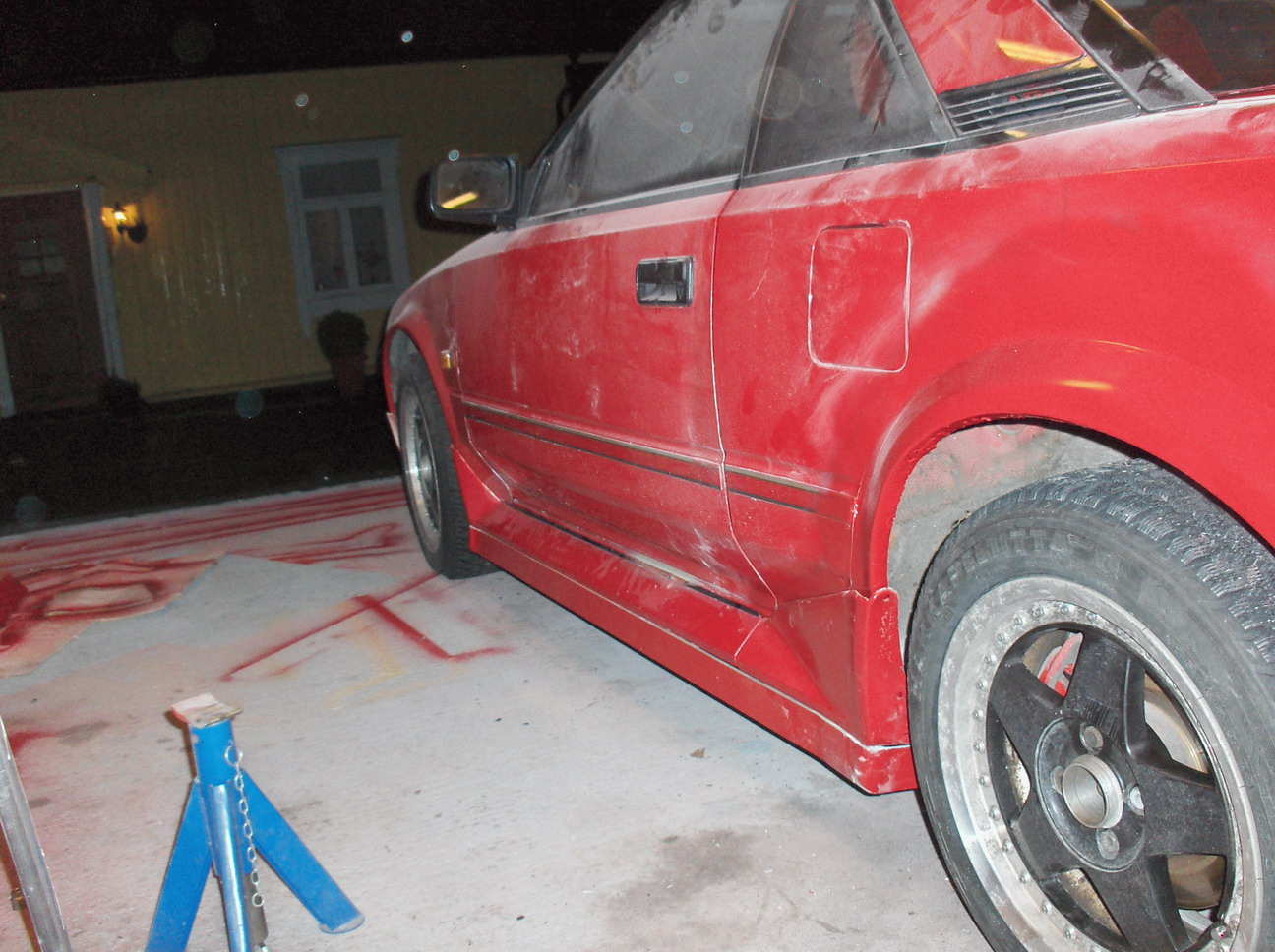 Sideskjørtog ny skjerm.<br />Dette tror jeg blir veldig bra!