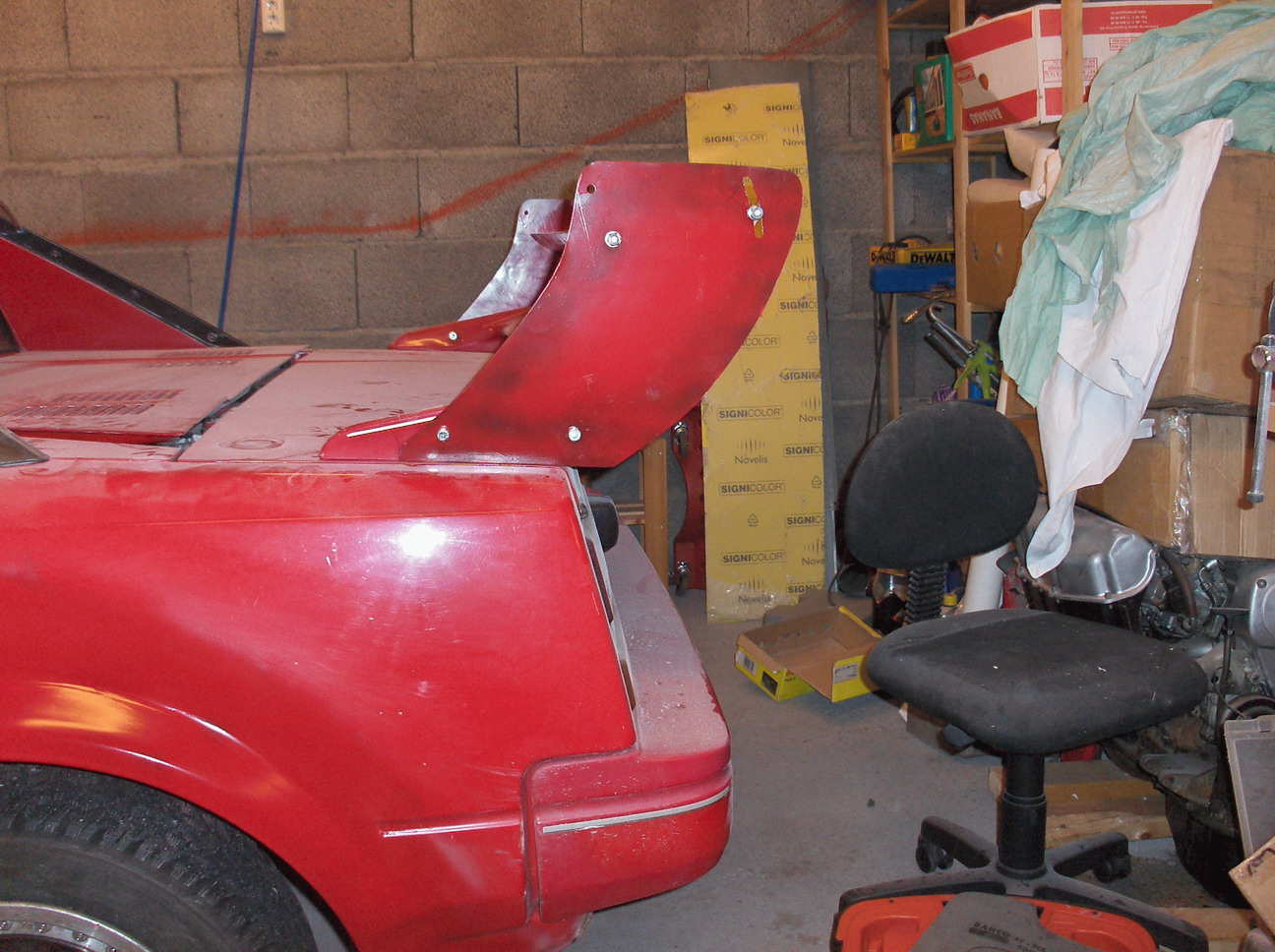 Vinge 2<br />Synes at den blir alt for rund i formen. Hadde ingen mal så den ble laget fra eget hode...