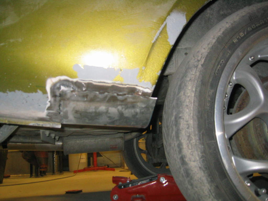 Her er nytt stål tilpassa og pungta fast.