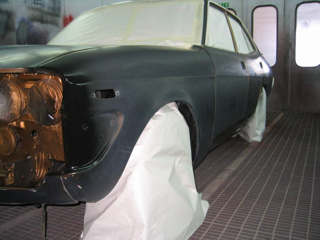 ferdigmaskert inne i lakkboksen