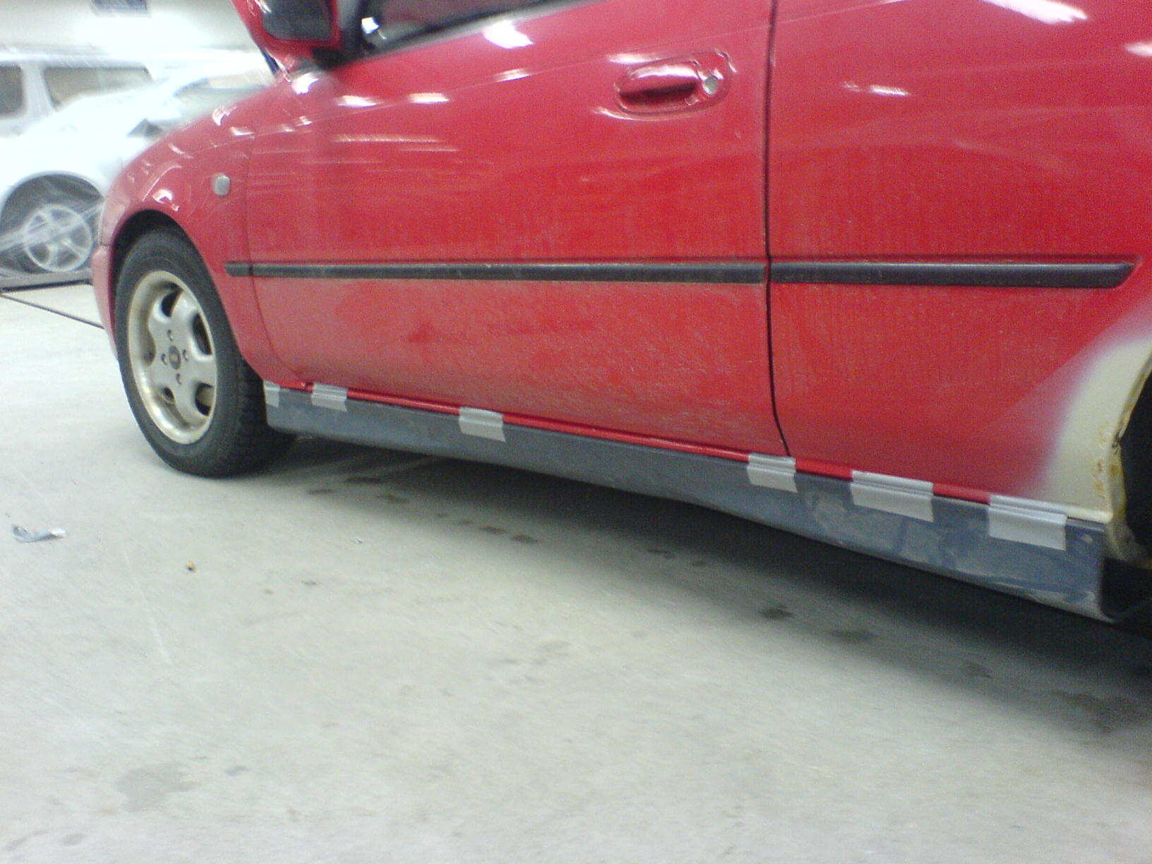 org sideskjørt fra yaris