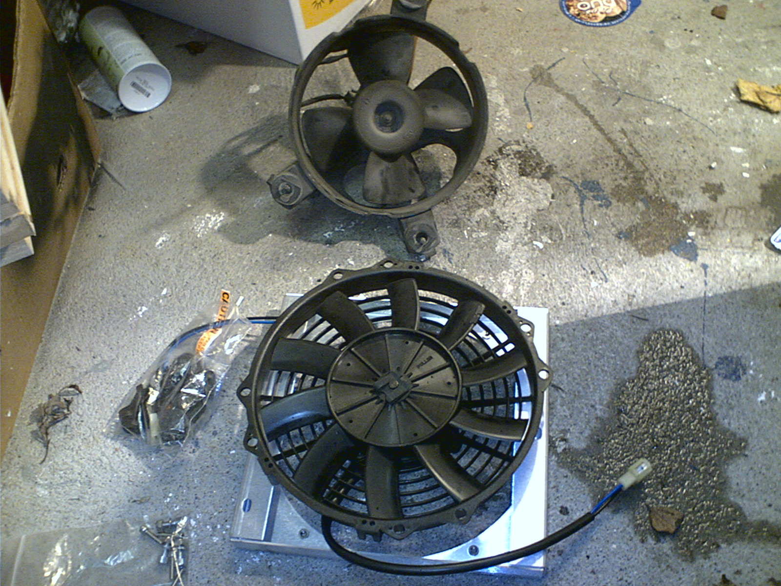 Nye vs den gamle vifta.