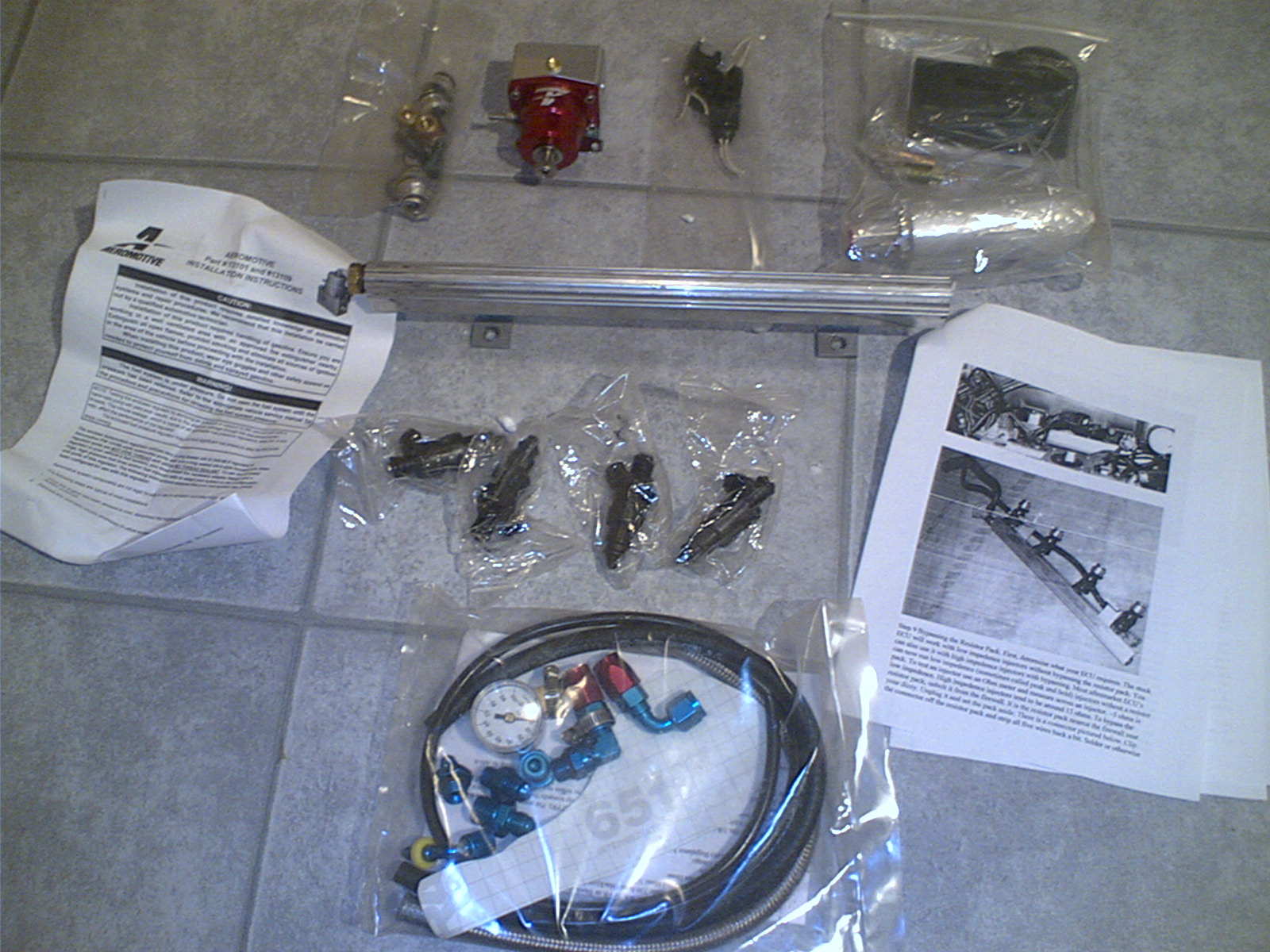 komplett bensin system fra Wolfkatz