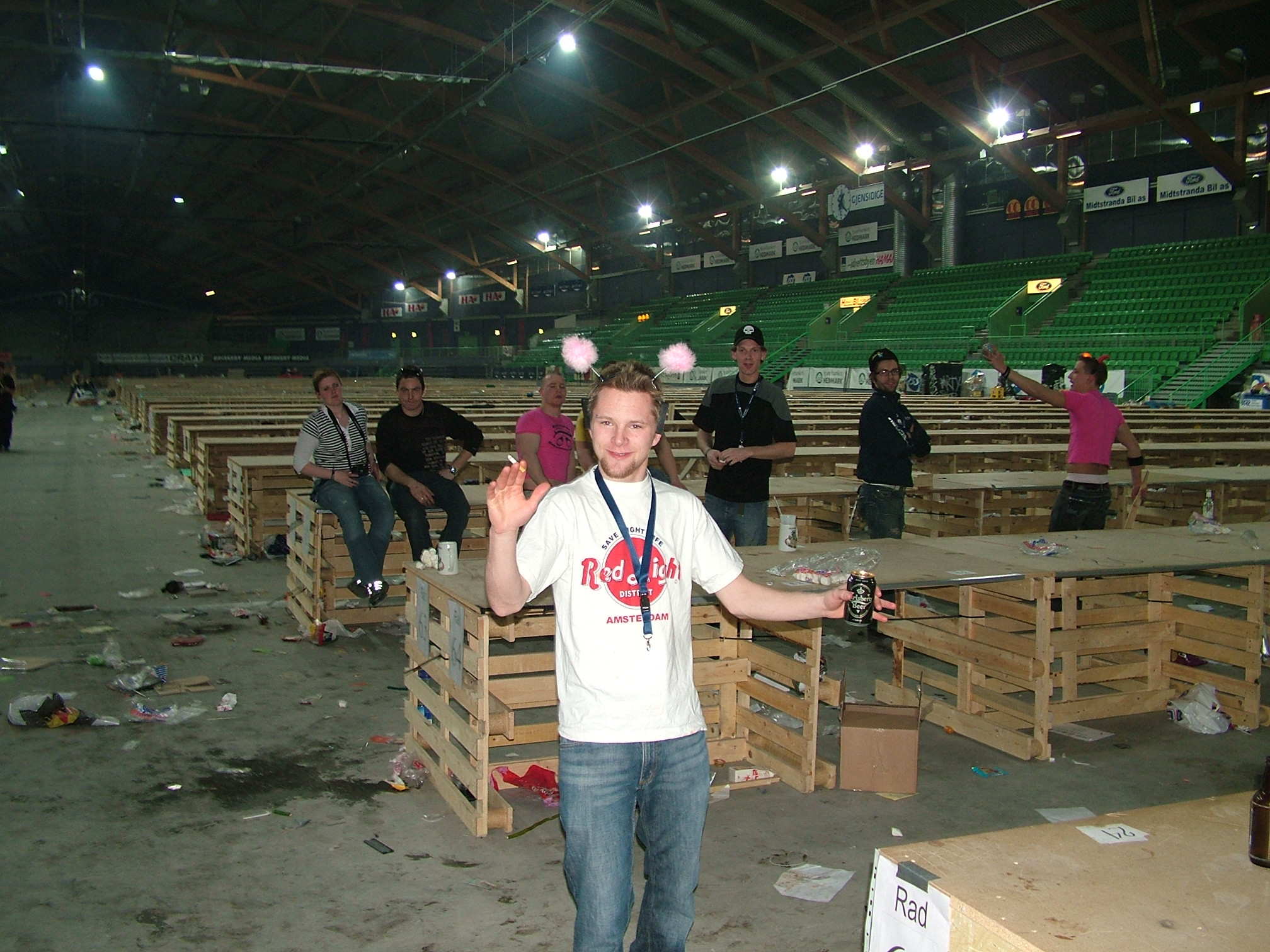 kvelden starta bra med litt lett humor