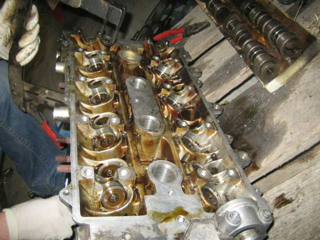 Toppen på oversiden etter at kammene er tatt ut