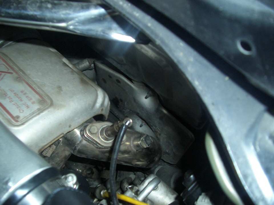 Downpipe montert.