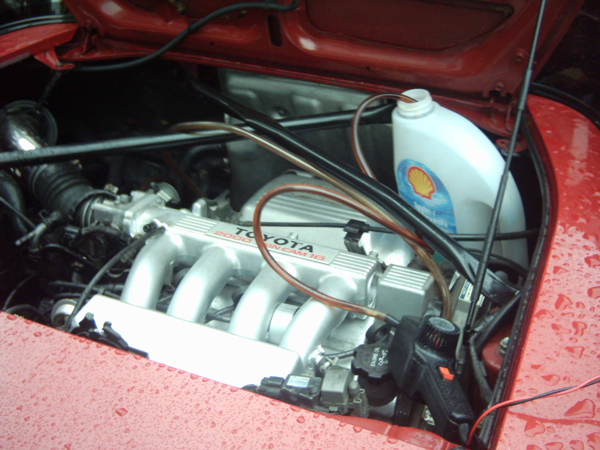 Bytte av girolje. Redline og Mega.JPG