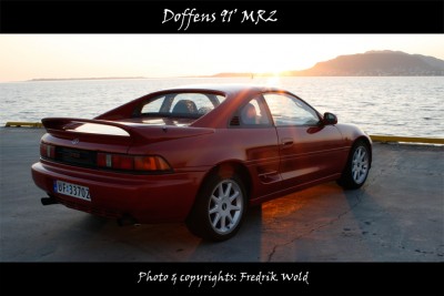 Right rear sunset