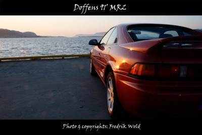 Left rear sunset