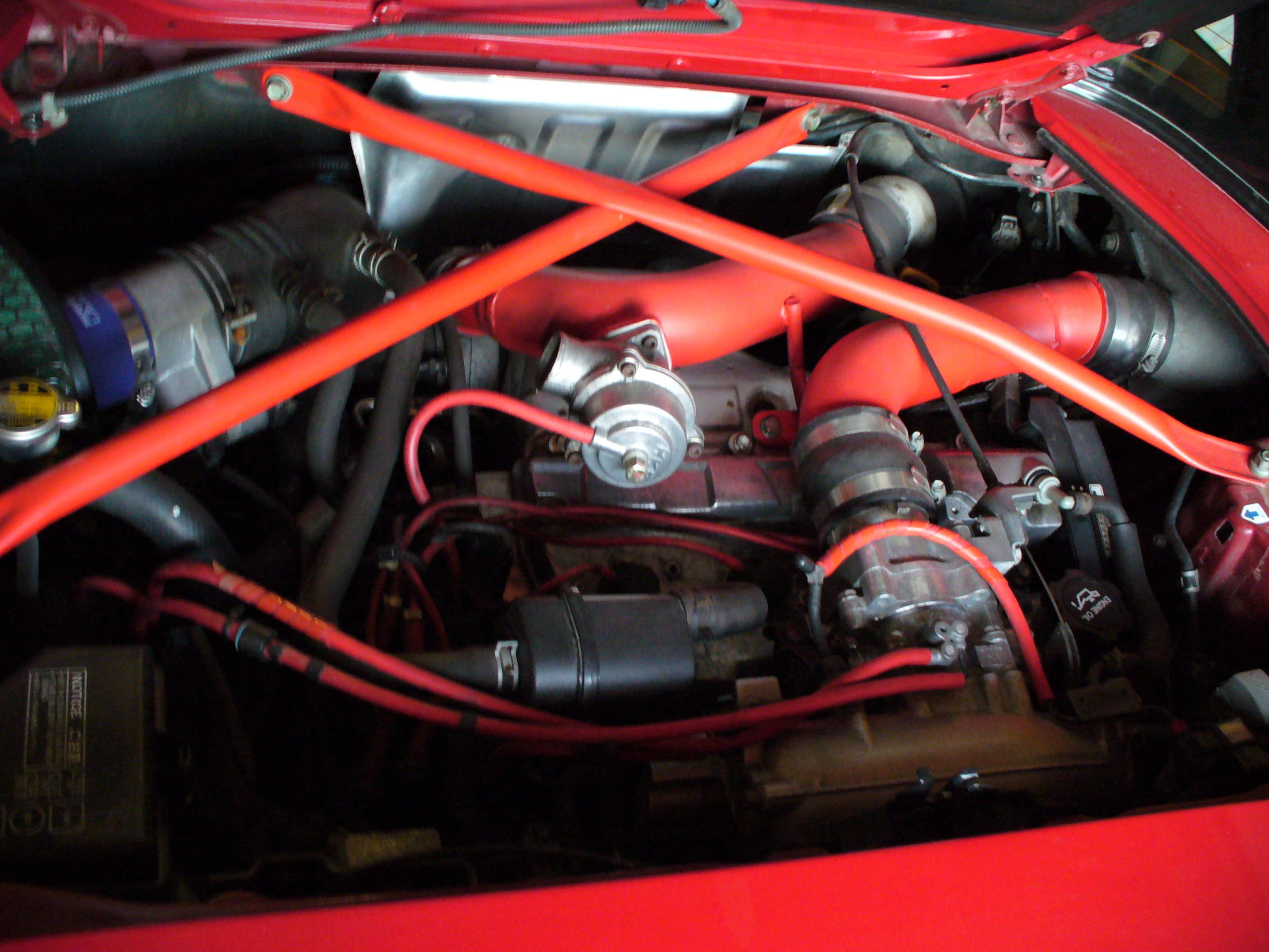 Motorrommet etter en vask..