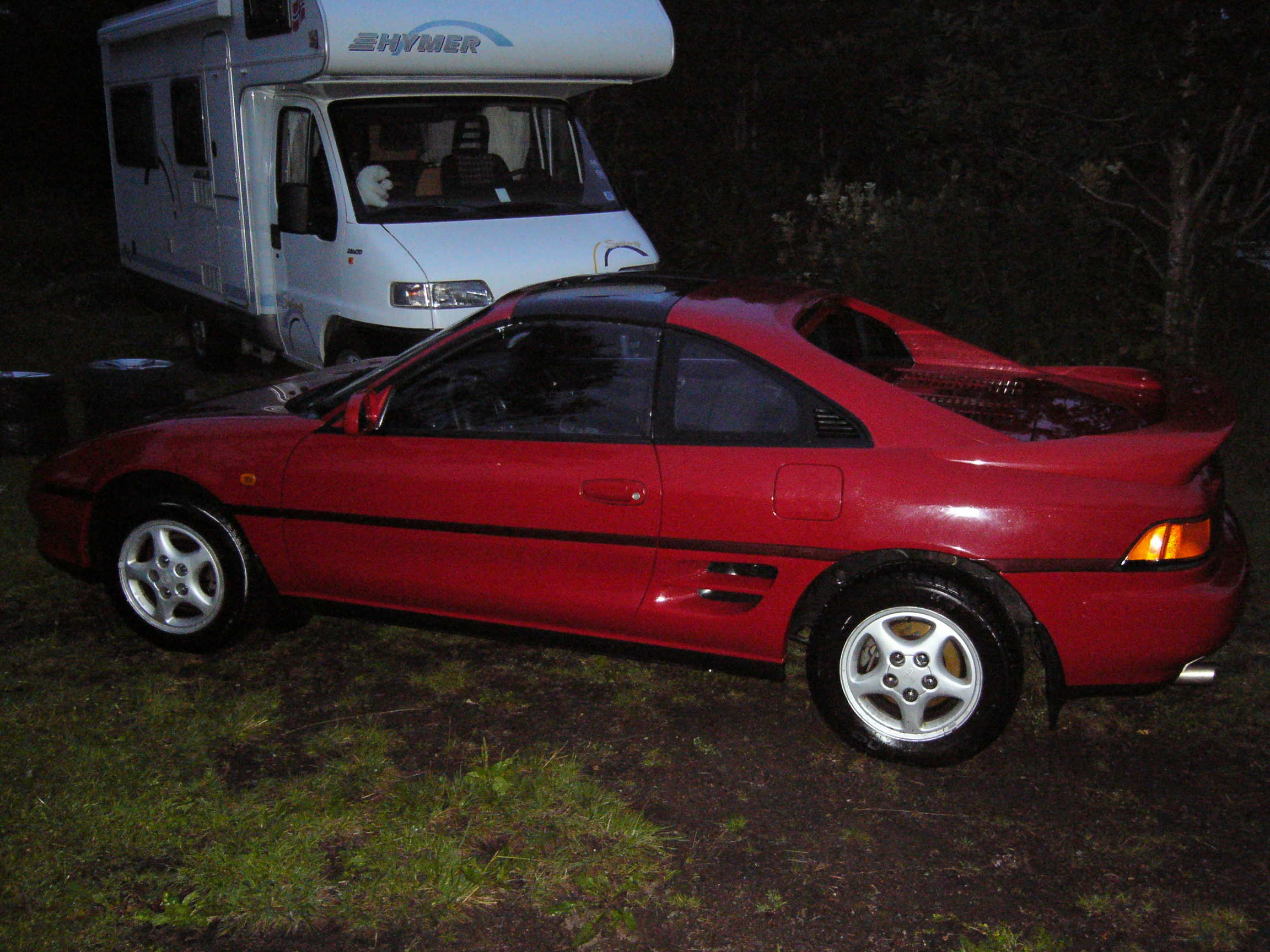 Rett etter bilen ble kjøpt i 2004 :D