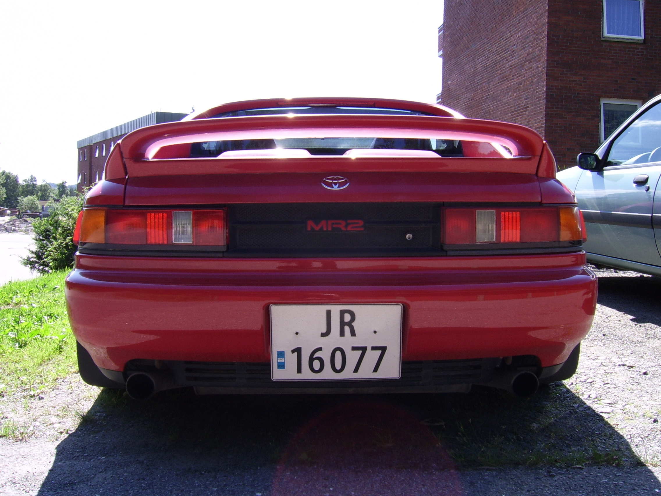 Før-bilde. Blir vel til venstre det nye eksosanlegget kommer.