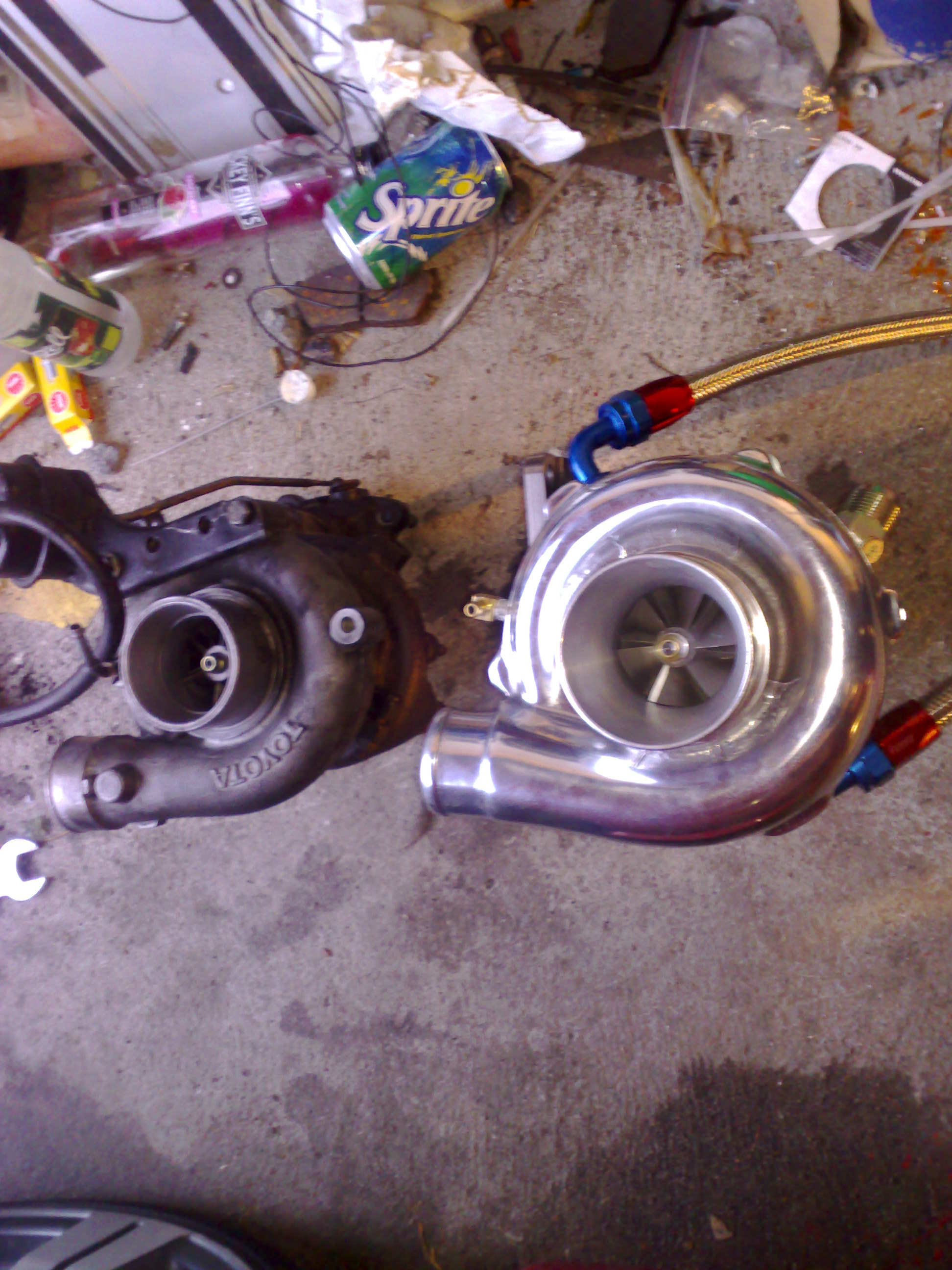 Den orginale og oppgraderte CT26 vs GT3071R