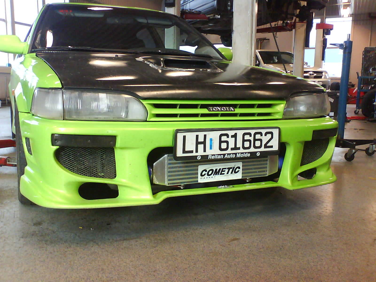 intercooler montert!