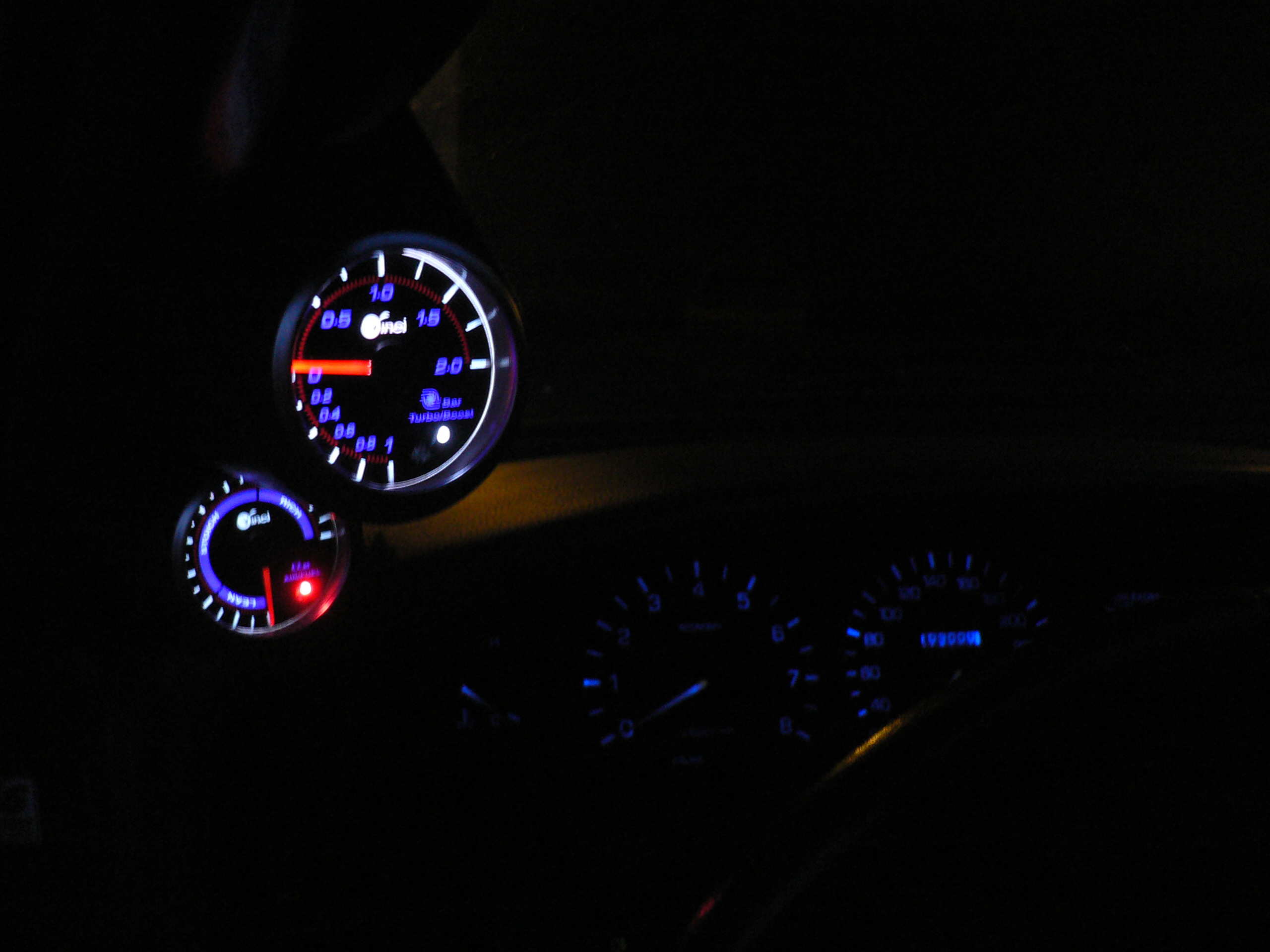 Turbotrykk og A/F meter i A stolpen