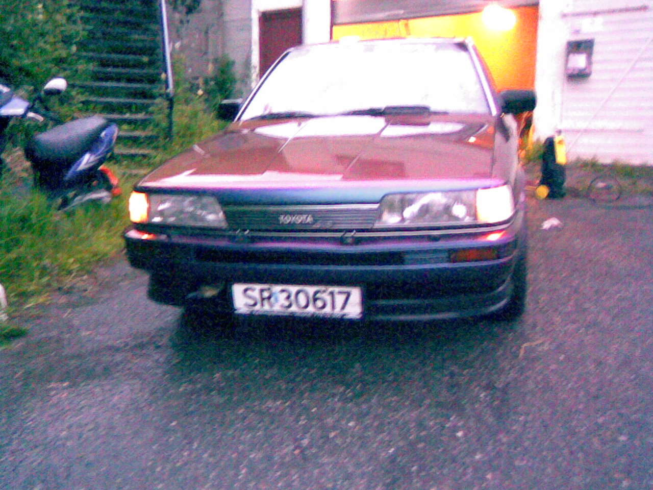 Bilen min som den var da jeg kjøpte den