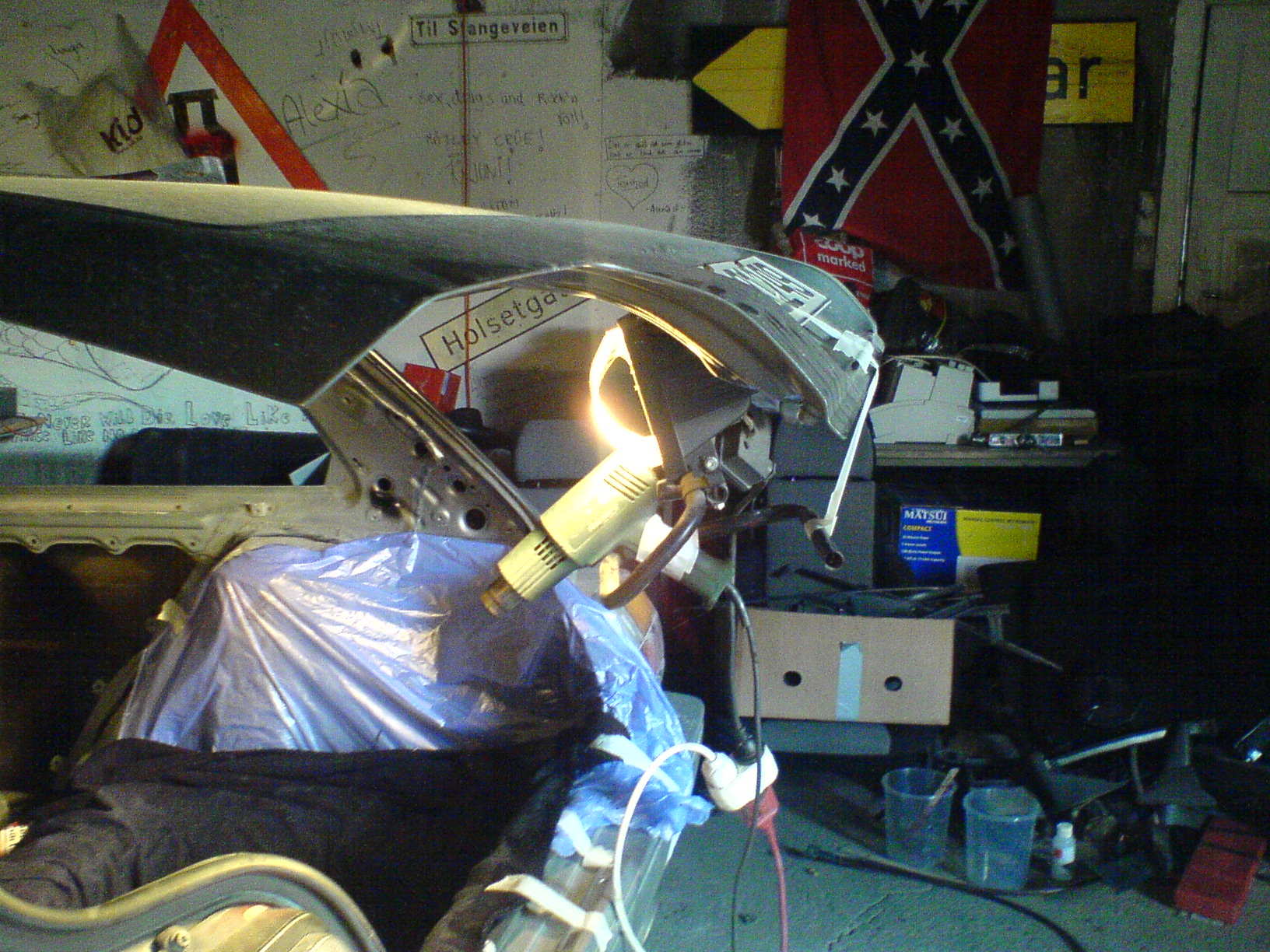 Fin tørke måte ;) type REDNECK!!! :D